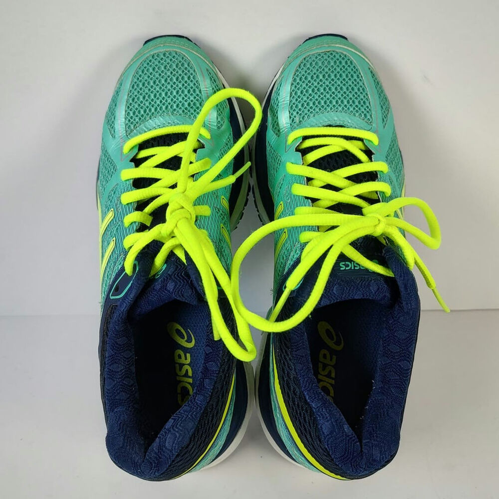 Asics Gel-Cumulus 17 mint green athletic running shoes womens 6 - Picture 6 of 8